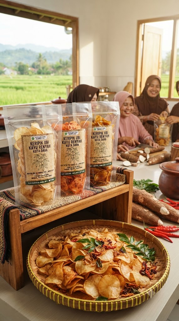 Keripik Ubi Kayu Rasa Balado